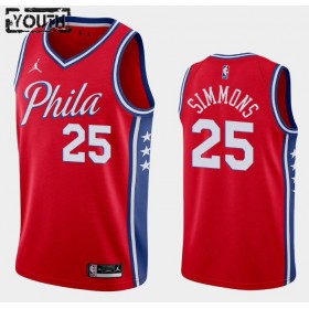 Dres Philadelphia 76ers Ben Simmons 25 2020-21 Jordan Brand Statement Edition Swingman - Dječji